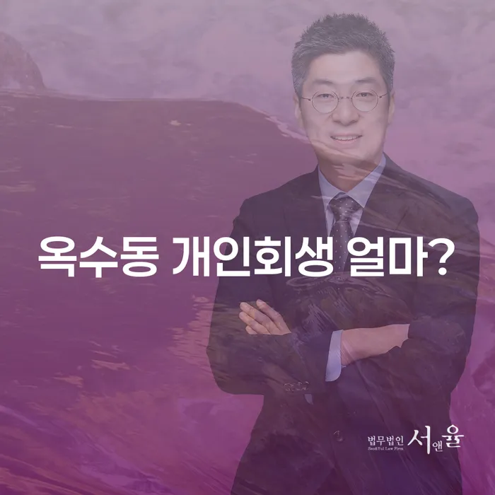 옥수동 개인회생 얼마?