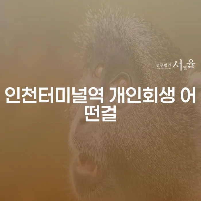 인천터미널역 개인회생 어떤걸