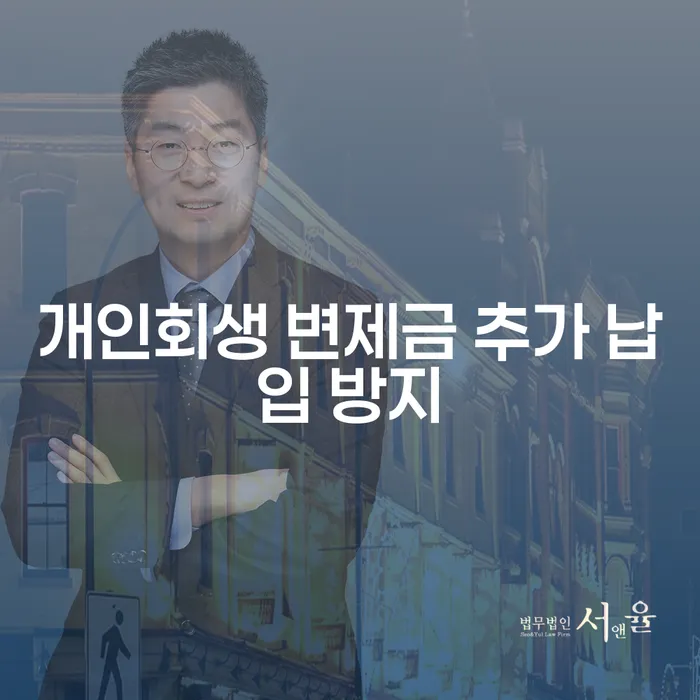 개인회생 변제금 추가 납입을 방지하는 방법은?
